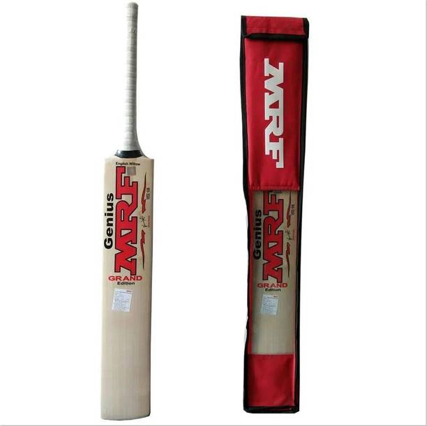 RUNES & RAGS PREMIUM QUALITY FULL SIZE MRF LEATHER BAT ...