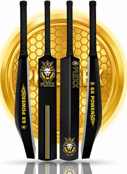 PLEXX Plastic Bat full size (34X4.5inch) For all age groups PVC/Plastic Cricket  Bat For 15+ Yrs