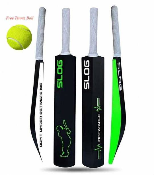 SLOG SLOGFLIXX Hard Hitting Plastic Bat with Free Tennis Boll PVC/Plastic Cricket  Bat For 15+ Yrs
