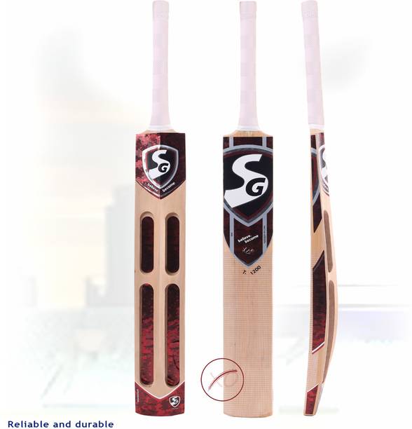 SG T-1200 Kashmir Willow Cricket  Bat For 15+ Yrs