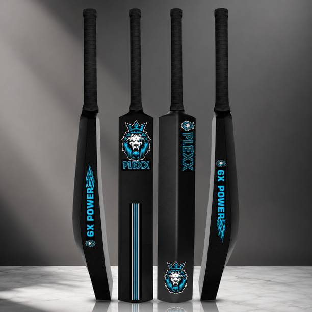 PLEXX Premium & Lightweight Hard Plastic Tennis Cricket Bat | Full Size (34X4.5inch) PVC/Plastic Cricket  Bat For 15+ Yrs