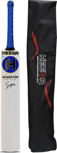 Heega Gladiator Kashmir Willow Bat with Ball Mallet Free Kashmi