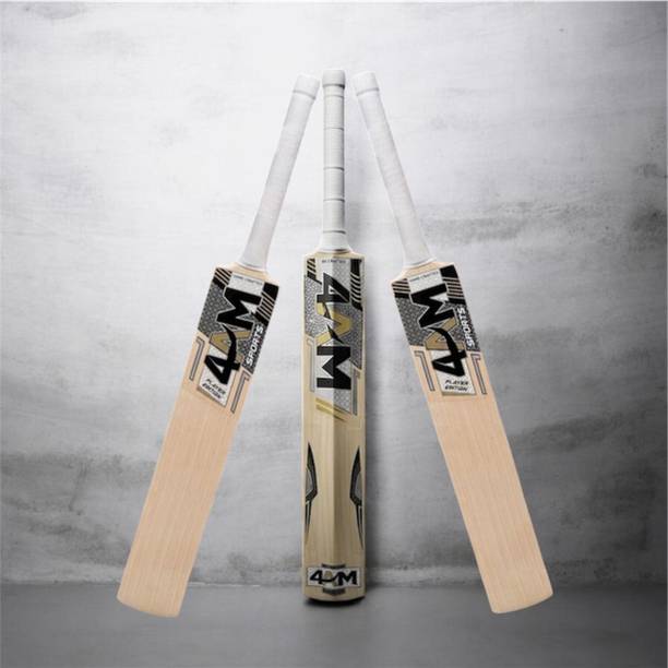 4am sports FULL PROFILE DOUBLE BLADE BAT_C74 Poplar Willow Cricket  Bat For 11 - 13 Yrs