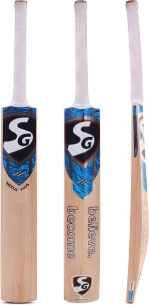 SG Cricket Bat NEXUS PLUS No 5 Kashmir Willow Cricket  Bat For 15+ Yrs