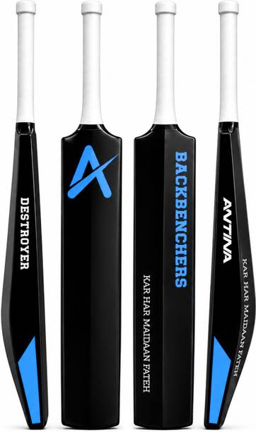 ANTINA worldwide Backbenchers Plastic Tennis PVC/Plastic Cricket  Bat For 15+ Yrs