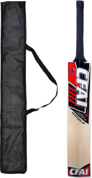 XTROKE CFAI Edition Popular Willow with Tennis Ball Suitable for All Tennis Balls Poplar Willow Cricket  Bat For 15+ Yrs