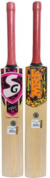 SGB Cricket Bat 5No Light Weight Wooden Tennis Bat Poplar Willow Cricket  Bat For 12 - 14 Yrs