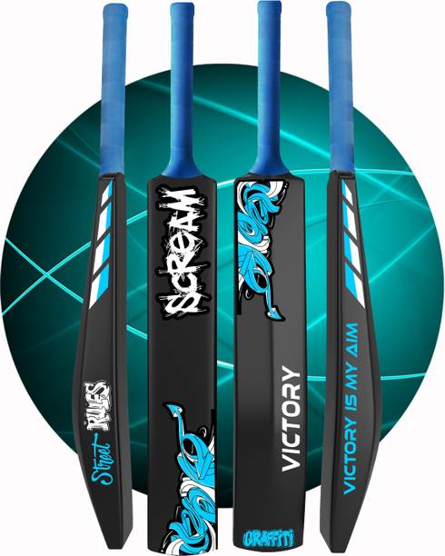 विक्टरी SCREAM Plastic Bat Full Size Cricket Tennis Bat For All Age Group Unique Hard PVC/ प्लास्टिक क्रिकेट  बैट फॉर 15+ Yrs