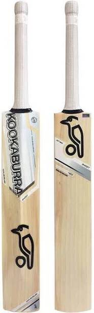 FlexCore KOOKABURRA WHITE GHOST HARD TENNIS KASHMIRI WILLOW BAT FULL SIZE BAT Kashmir Willow Cricket  Bat For 15+ Yrs