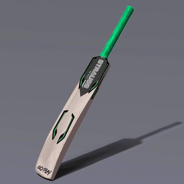 Strauss Slogger | Suitable Only for Tennis Ball | Size: 5 | Kashmir Willow Cricket  Bat For 9 - 11 Yrs