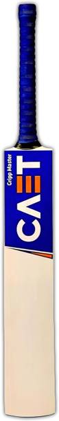 SKM Hitman English Willow Cricket Bat with Premium Grip for Leather Ball Cricket Poplar Willow Cricket  Bat For 15+ Yrs
