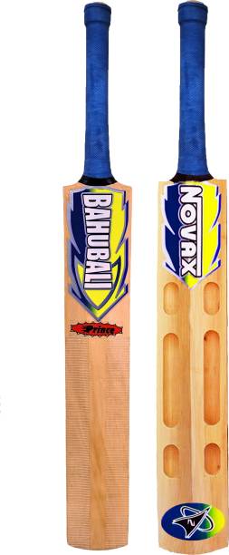 Optimus Novax® Bahubali Kashmir Willow Full Size Cricket Bat For Tennis Ball-Scoop 669F Kashmir Willow Cricket  Bat