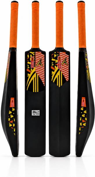 Shard Sports A.K. Toys BLACK-8 PVC/Plastic Cricket  Bat For 15+ Yrs