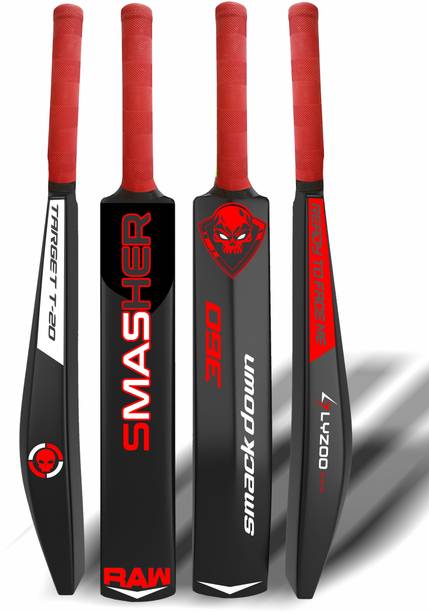 लाइज़ू Smasher Hard PVCFull Size Plastic Cricket Bat first Grade Heavy Duty Plastic Bat PVC/ प्लास्टिक क्रिकेट  बैट फॉर 15+ Yrs