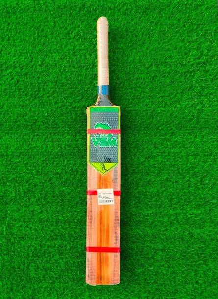 VSM Fire Dynamite 6 Capsule Scoop Double Blade Burn Full size With tatron cover Kashmir Willow Cricket  Bat For 15+ Yrs