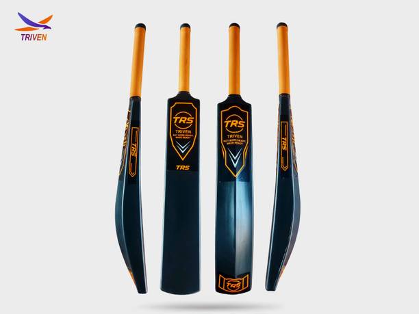 TRIVEN Lightweight & Premium Hard Plastic Cricket Bat, Full Size ( 34*4.5inch) PVC/Plastic Cricket  Bat For 15+ Yrs