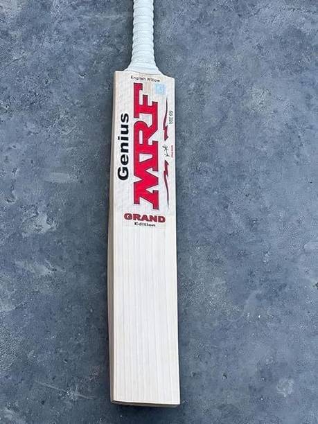 VVM MRF ENDORSED LEATHER Ball BAT Full Size SH Natural ENGLIS