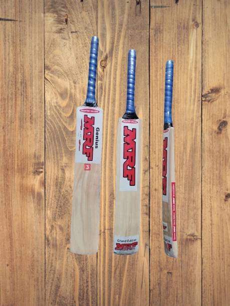 MRF size-03 suitable for 3 years to 8 years boys and girls mr-012 Poplar Willow Cricket  Bat For 4 - 5 Yrs