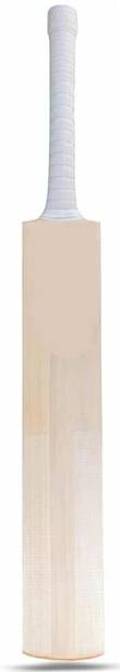 VVM Plain Leather English Willow Bat English Willow Cri...
