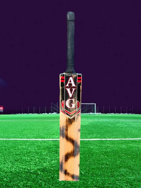 AVG Design Popular Willow Cricket Bat For All Tennis Ball For 15+ Yrs Poplar Willow Cricket  Bat For 15+ Yrs