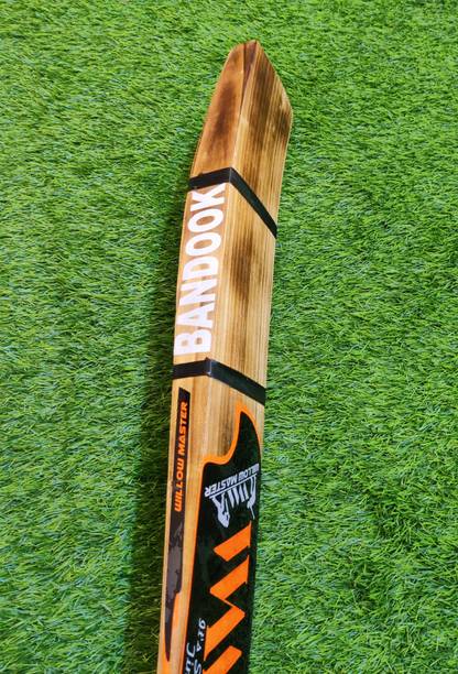 Willow master Triple Blade Bandook Edition Light Weight Kashmir Willow Cricket  Bat For 15+ Yrs