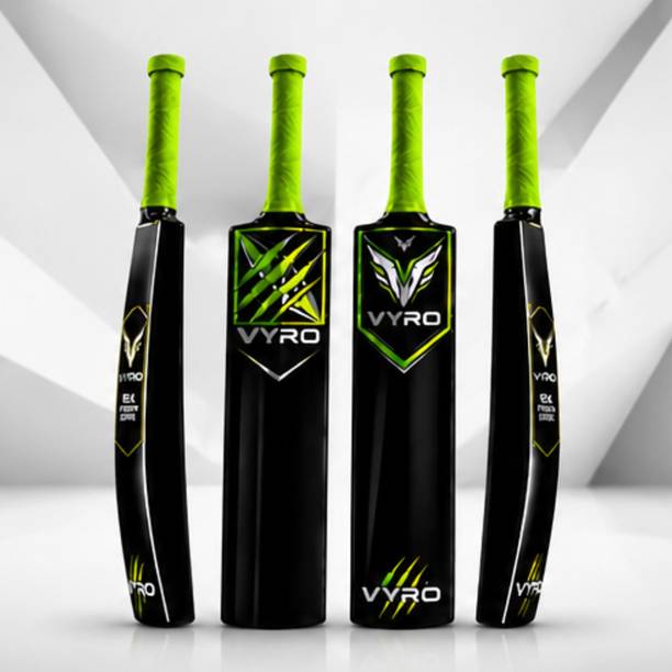 VYRO Tennis Ball Plastic Cricket Bat for Practice Training Lightweight Design PVC/Plastic Cricket  Bat For 15+ Yrs