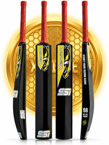 SSI Long Handle Plastic Cricket Bat Hard Plastic Tennis Ball Cricket Bat PVC/Plastic Cricket  Bat For 15+ Yrs