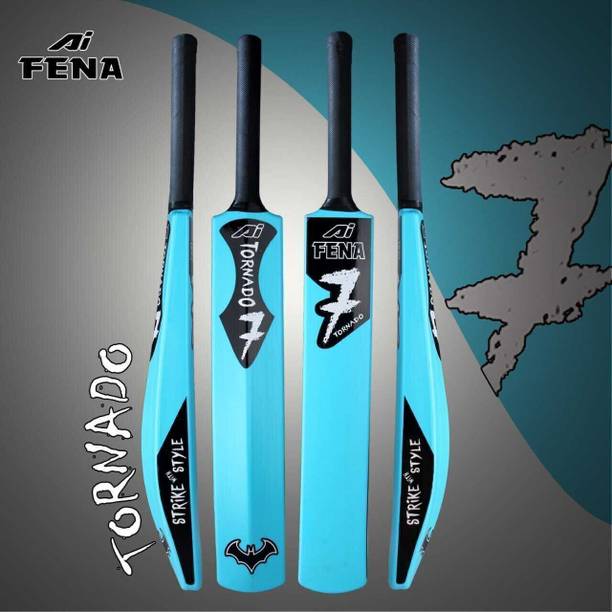 Fena Torando Blue Cricket Hard Plastic Full Size PVC/Plastic Cricket Bat PVC/Plastic Cricket  Bat For 15+ Yrs