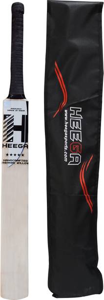 Heega Middle bat (Half Width) Kashmir Willow bat for Training Pur