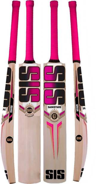SIS Goldmine Green Tennis Bat Poplar Willow Cricket Ba...