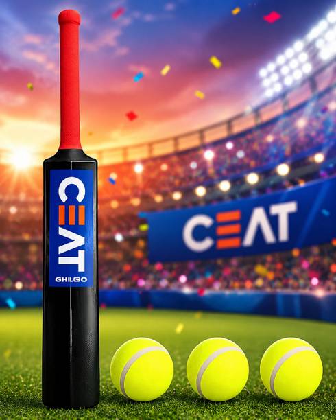 AVM Tennis Cricket Bat PVC/Plastic Cricket  Bat For 15+ Yrs