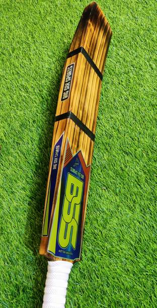 Willow master Hard Tennis Triple Blade Kashmir Willow Cricket  Bat For 15+ Yrs
