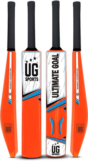 ULTIMATE GOAL Heavy Plastic Cricket Bat For Kids|Soft Grip| 31 IN (Orange, Size 5) PVC/Plastic Cricket  Bat For 12 - 14 Yrs