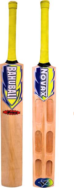 Optimus Novax® Bahubali Kashmir Willow Full Size Cricket Bat For Tennis Ball-Scoop 667F Kashmir Willow Cricket  Bat