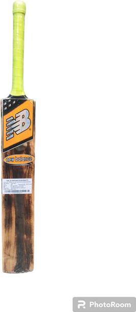 AVG New Balance Gully Cricket Tennis Bat Poplar Willow Wood Cricket Bat Poplar Willow Cricket  Bat For 15+ Yrs