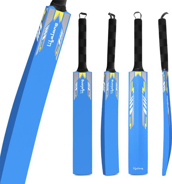 Lifelong Kids Wooden Cricket Bat | Lightweight & Easy to Swing | Durable Poplar Wood Poplar Willow Cricket  Bat For 4 - 5 Yrs