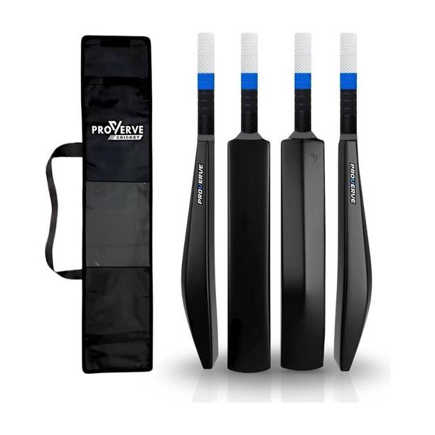 proverve Cricket Tennis Bat Combo with Premium Grip & Tetron Bat Cover, Full Size Turf PVC/Plastic Cricket Bat For 15+ Yrs