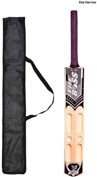 XTROKE The Boss Edition Scoop Design Premium Cricket Bat With Cover For Advance Play Poplar Willow Cricket  Bat For 15+ Yrs