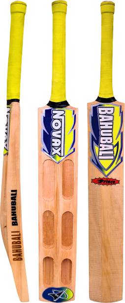 Optimus Novax® Bahubali Kashmir Willow Full Size Cricket Bat For Tennis Ball-Scoop 667E Kashmir Willow Cricket  Bat
