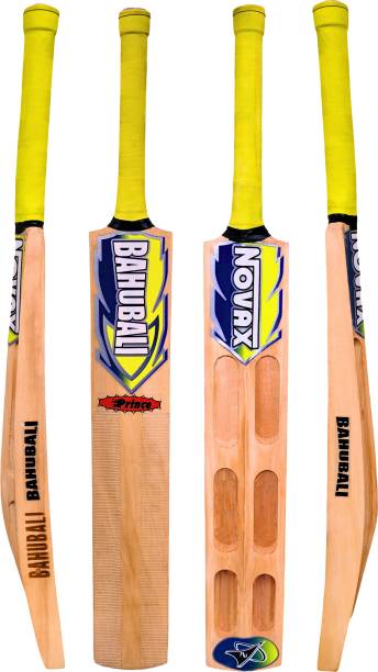 Optimus Novax® Bahubali Kashmir Willow Full Size Cricket Bat For Tennis Ball-Scoop 667D Kashmir Willow Cricket  Bat