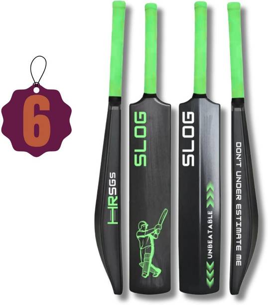 Solutions24x7 NEW EDITION OF 6 NO. PLASTIC CRICKET BAT FOR 12+ PV