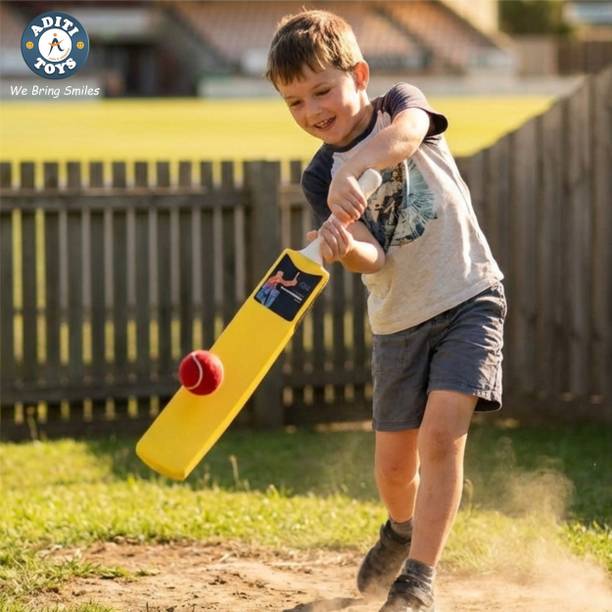 Aditi Toys Poweredge Small Cricket Turf Bat 25.5 inch for Kids Ab