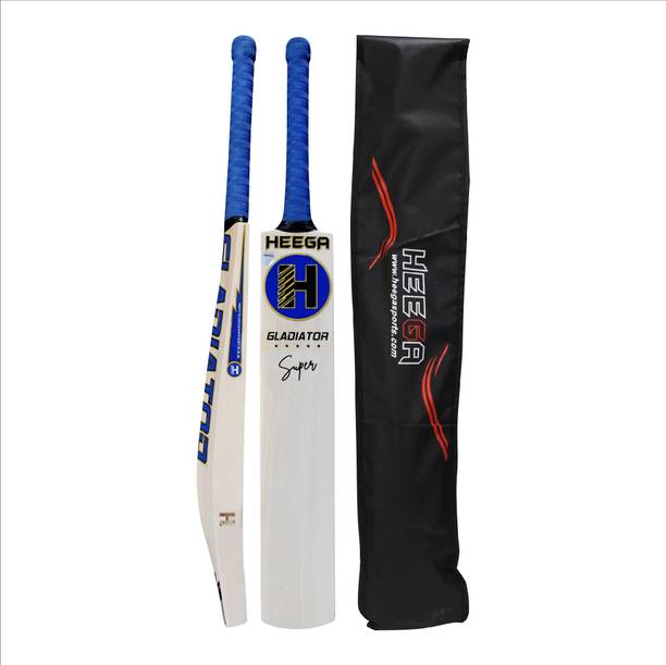 Heega Gladiator Super Kashmir Willow Cricket  Bat For 12 - 14 Yrs