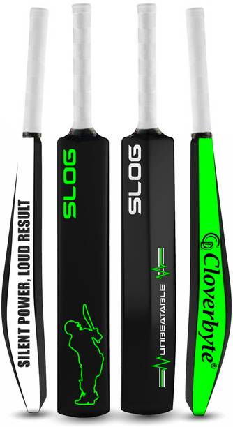 CLOVERBYTE Slog Heavy Duty (34 X 4.5 inches) ,Full Size Premium PVC/Plastic Cricket Bat For 15+ Yrs
