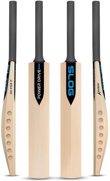 जस्पो Slog Power Drive Tennis-Wind Ball Cricket Bat Full Size, Poplar Willow पोपलर विलो क्रिकेट  बैट फॉर 15+ Yrs