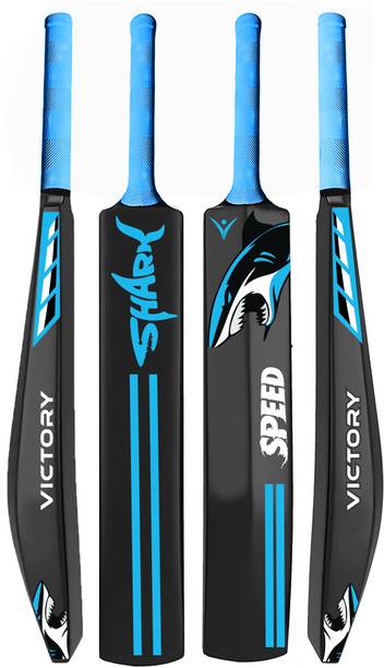 VICTORY THE SHARK Plastic Cricket Bat Full Size Bat for All Age Group PVC/Plastic Cricket  Bat For 15+ Yrs