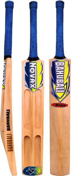 Optimus Novax® Bahubali Kashmir Willow Full Size Cricket Bat For Tennis Ball-Scoop 666E Kashmir Willow Cricket  Bat
