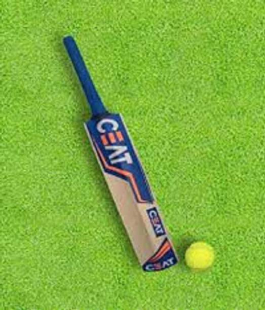 CEAT WOODEN HILMAN COMBO (FULL SIZE+1ball) TANNIS POPULER WILLOW CRICKET BAT new Poplar Willow Cricket  Bat For 15+ Yrs