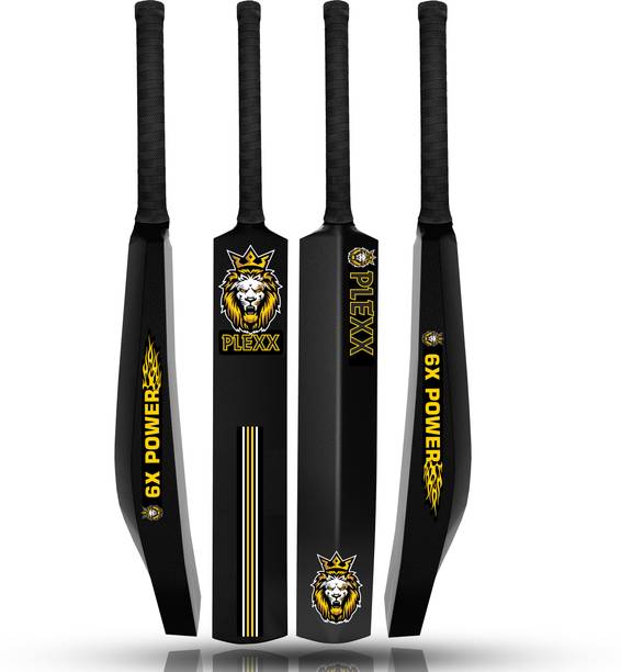 PLEXX Premium & Lightweight Hard Plastic Tennis Cricket Bat | Full Size (34X4.5inch) | PVC/Plastic Cricket  Bat For 15+ Yrs