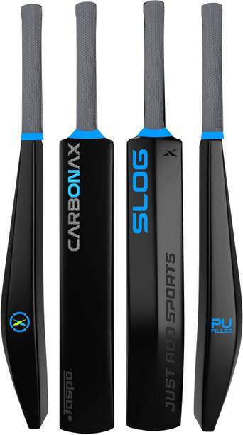 Jaspo Slog Carbonax Cricket Bat -Full Size, PU Filled Plastic bat,HDPE Construction PVC/Plastic Cricket  Bat For 15+ Yrs